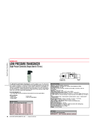 Thumbnail of document Data Sheet - 672 Low Pressure Transducer